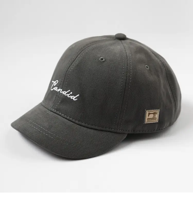 Men's American-style Belted Cap Grey — feature 6