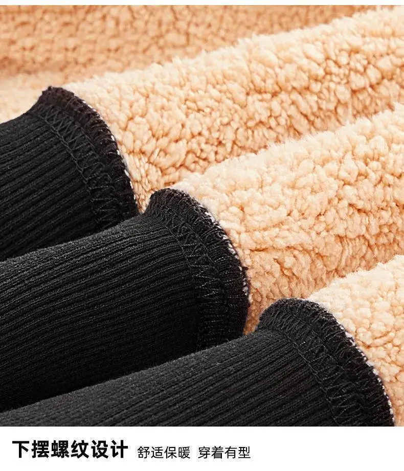 2023 Winter Men's Black Fleece Hoodie Set — feature 5