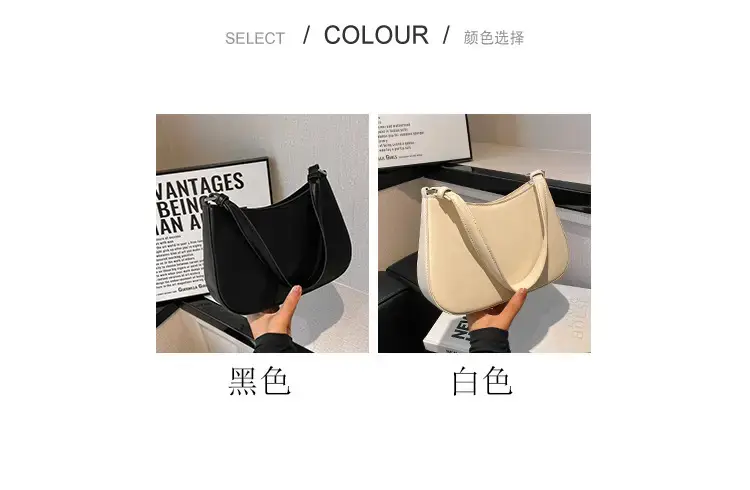 Women's Beige Shoulder Bag 2025 New Retro Design — feature 14