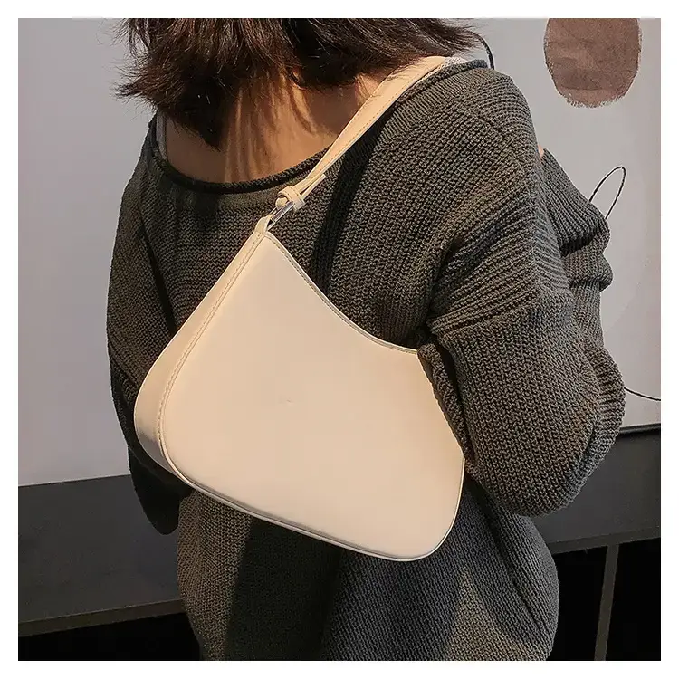 Women's Beige Shoulder Bag 2025 New Retro Design — feature 29