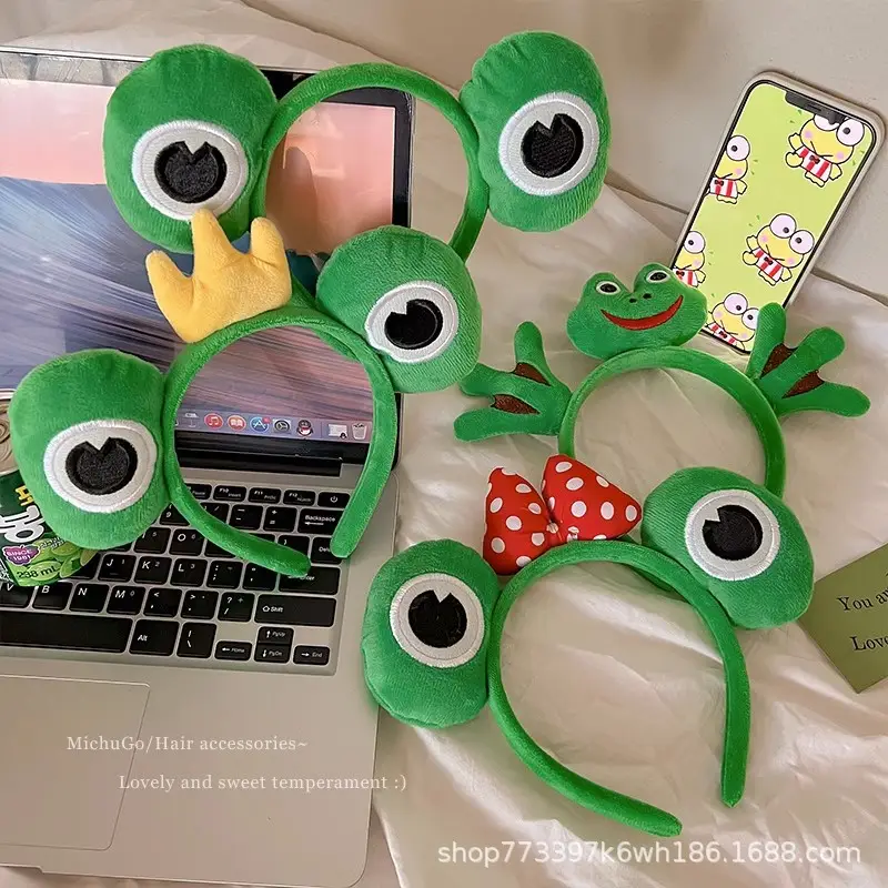 Cute Cartoon Frog Headband for Girls Women Hairpin - Image 9