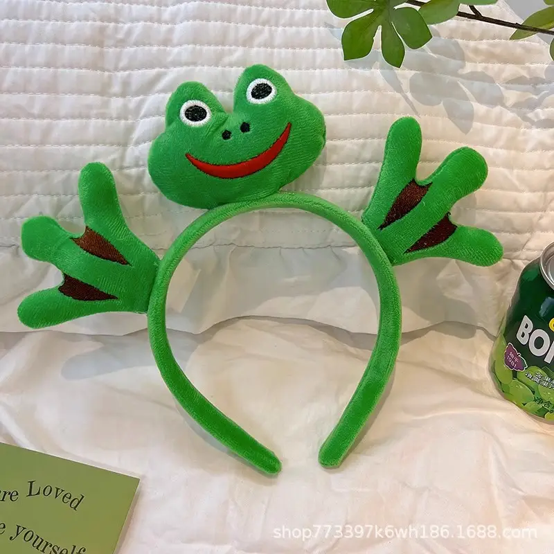 Cute Cartoon Frog Headband for Girls Women Hairpin - Image 4