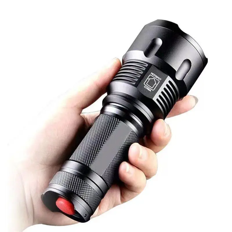 Factory Strong Light Flashlight Long Range Super Bright Rechargeable Zoom Outdoor Camping - Image 3
