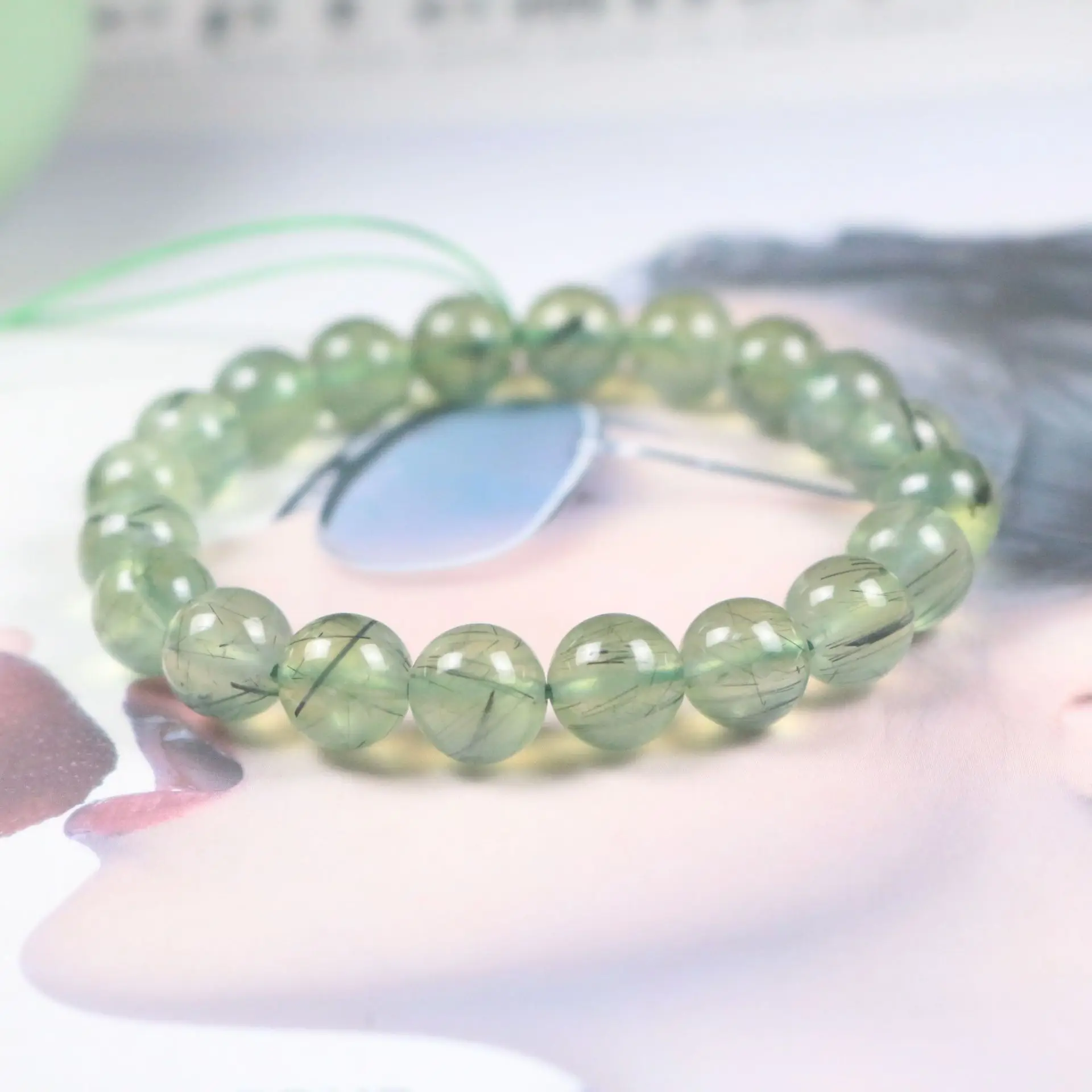Natural Green Grape Stone Bracelet for Women - Image 3