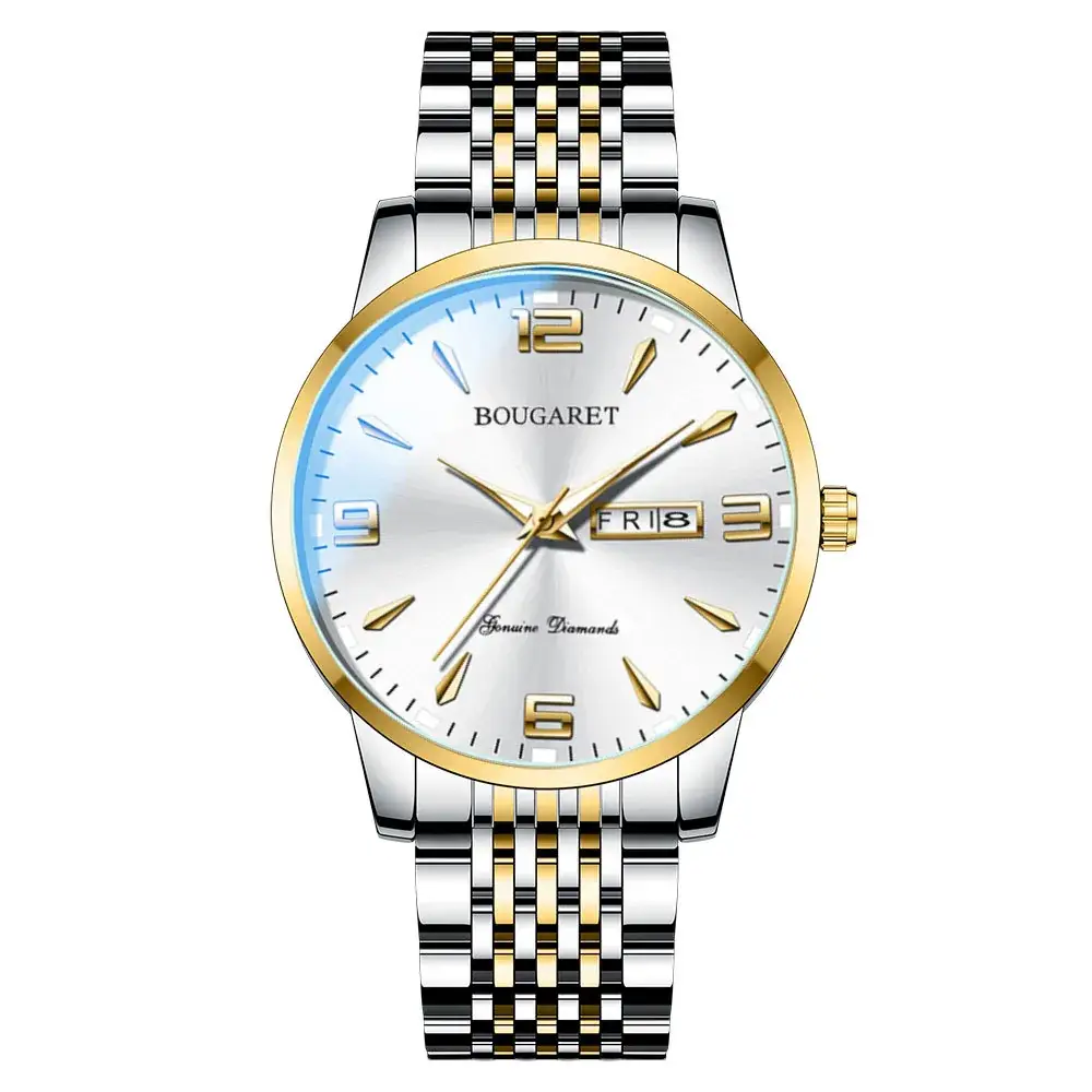 Bougarret Men's Waterproof Luminous Calendar Watch - Image 5