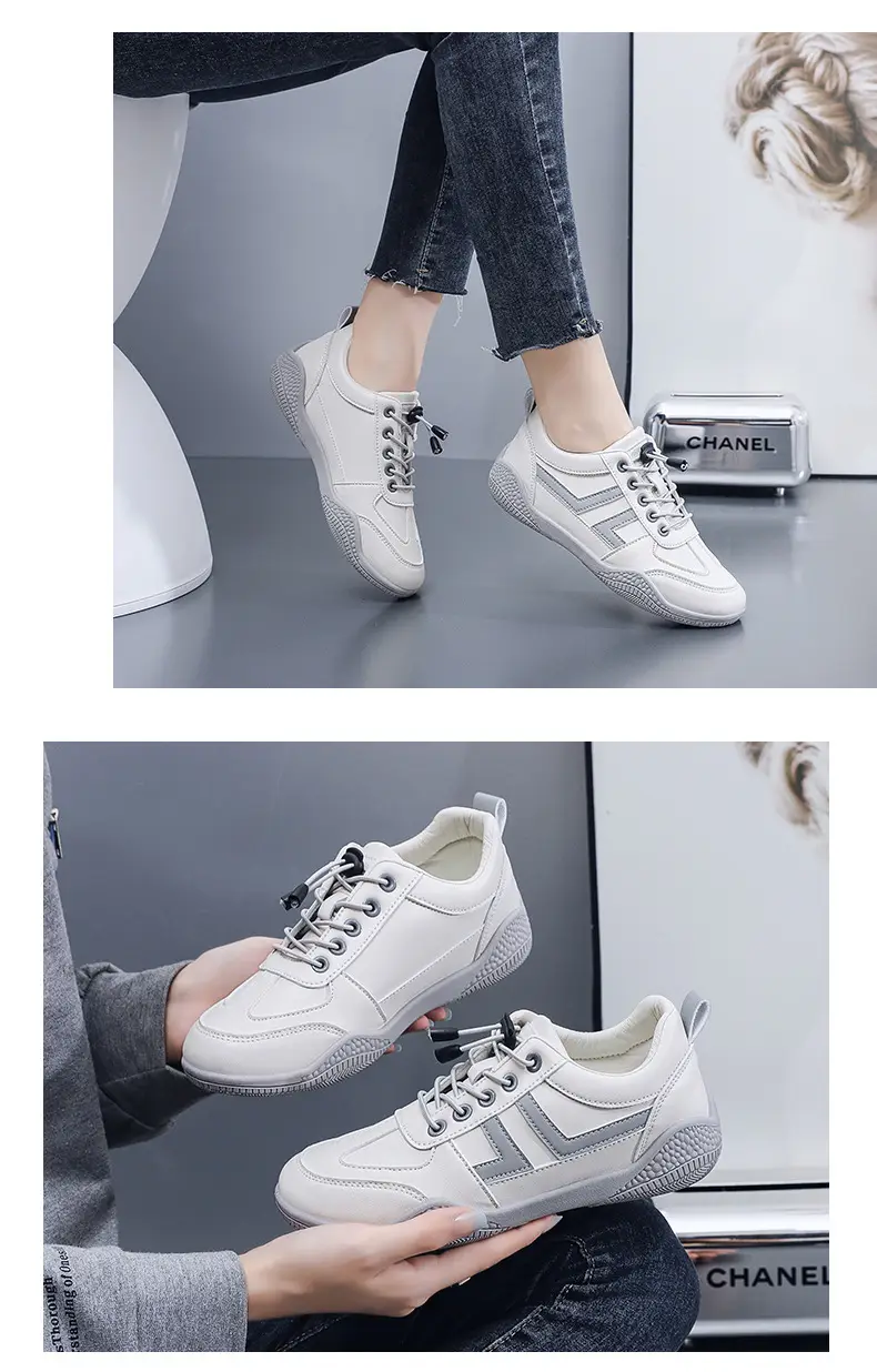 Women White Korean Style Sneakers 2023 — feature 12