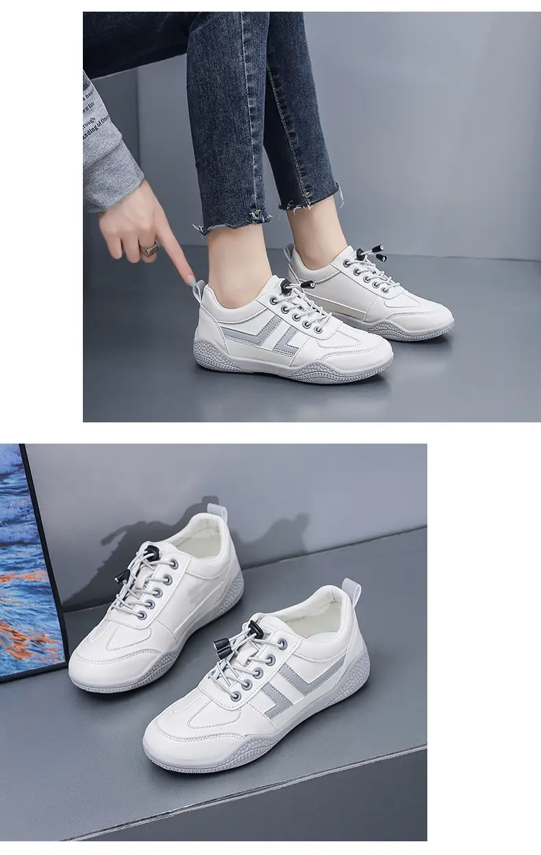 Women White Korean Style Sneakers 2023 — feature 13