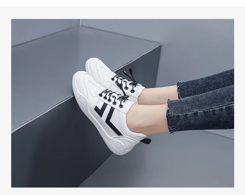 Women White Korean Style Sneakers 2023 — feature 15