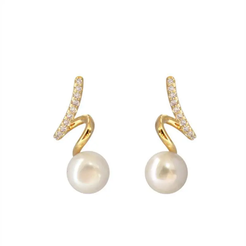 Natural Freshwater Pearl Earrings S925 Silver Needle Seven Mis Tone - Image 6