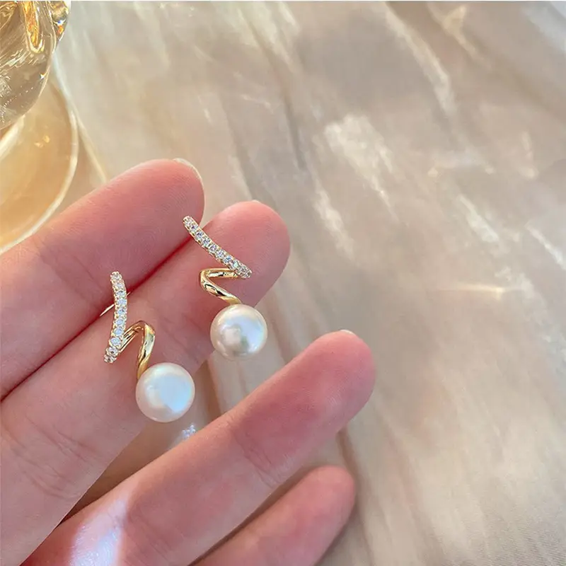 Natural Freshwater Pearl Earrings S925 Silver Needle Seven Mis Tone — feature 9