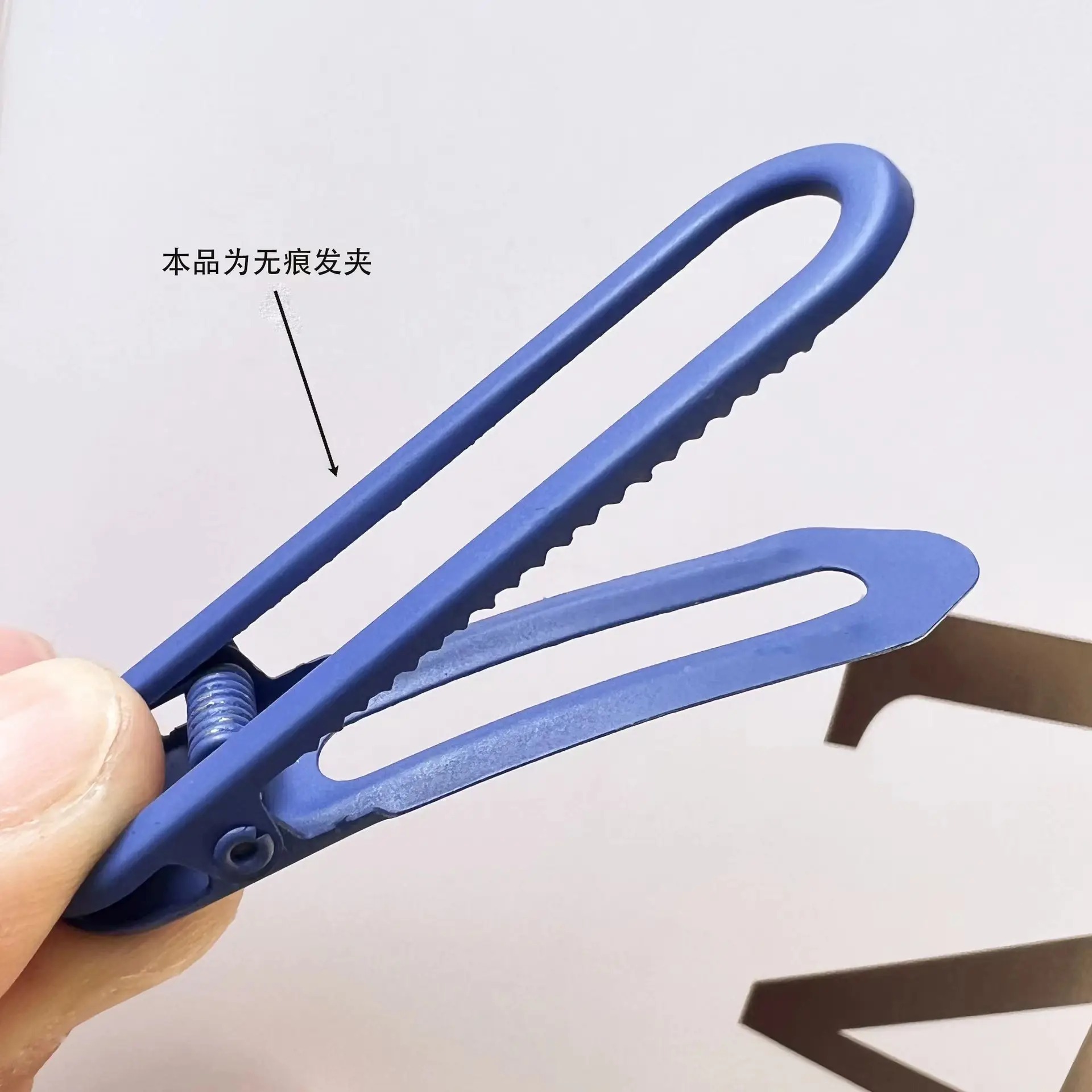 Cute Blue Hair Clips Set for Girls Candy Color - Image 48