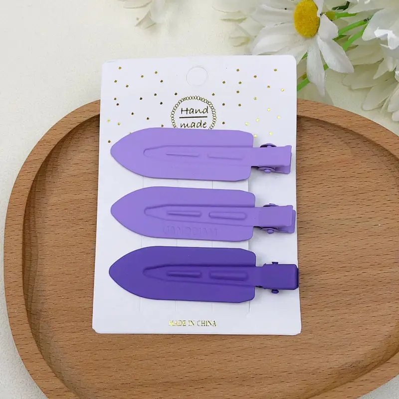 Cute Blue Hair Clips Set for Girls Candy Color - Image 26