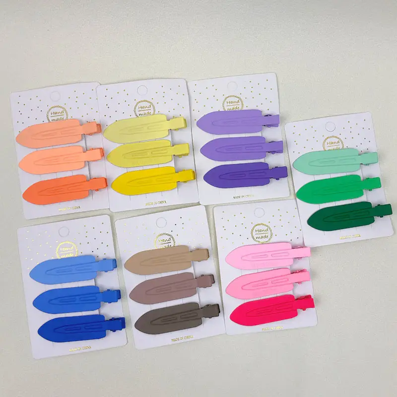 Cute Blue Hair Clips Set for Girls Candy Color - Image 32