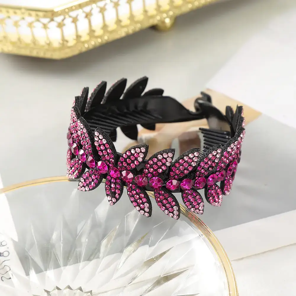 Full Diamond Rhinestone Butterfly Hairpin for Women — feature 8