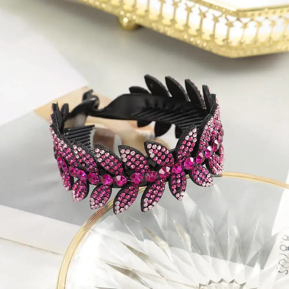 Full Diamond Rhinestone Butterfly Hairpin for Women - Image 3