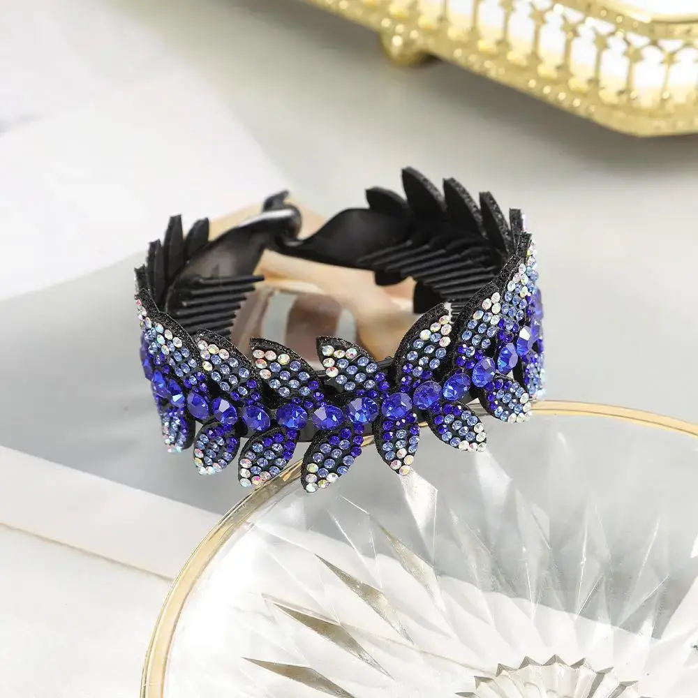 Full Diamond Rhinestone Butterfly Hairpin for Women - Image 4