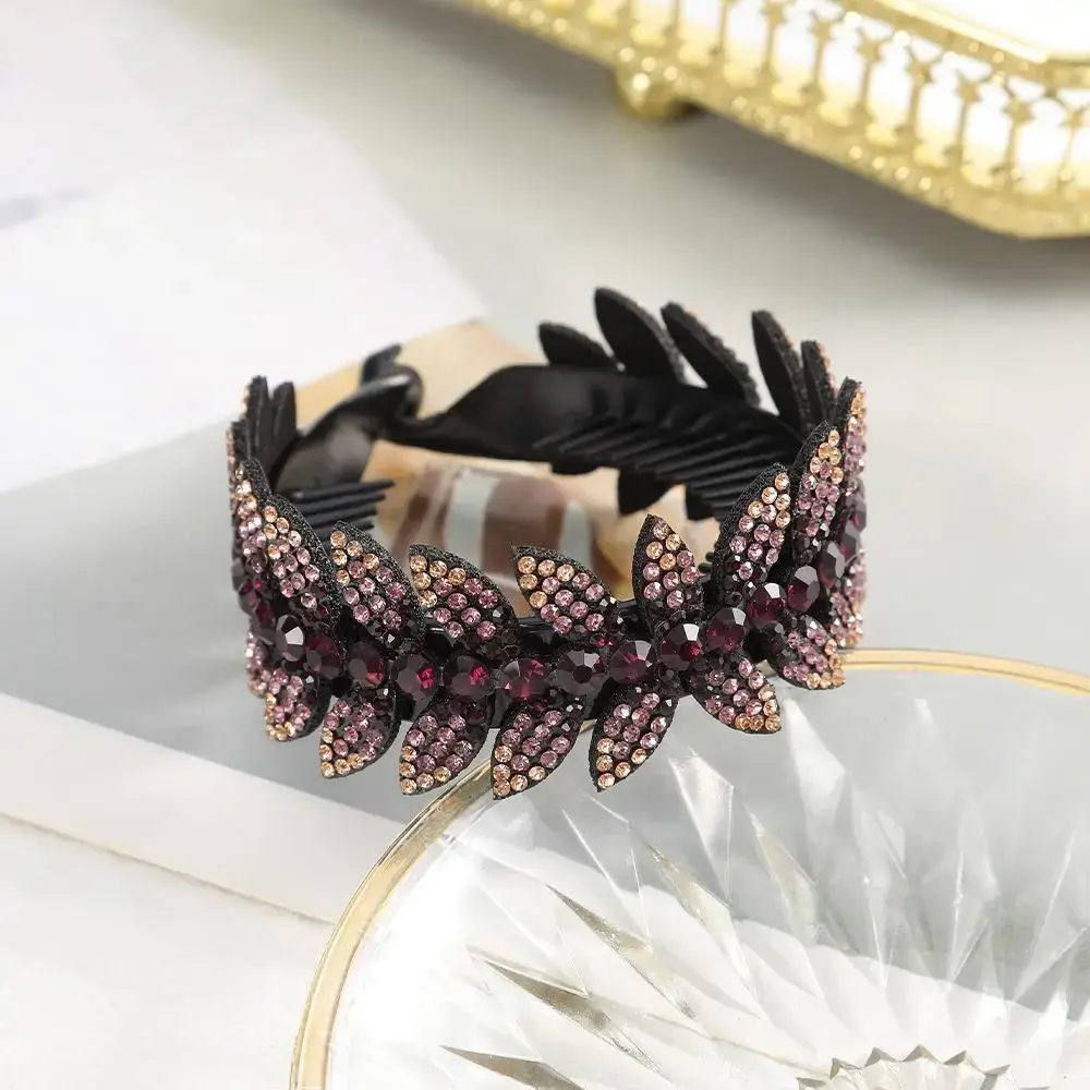Full Diamond Rhinestone Butterfly Hairpin for Women - Image 6