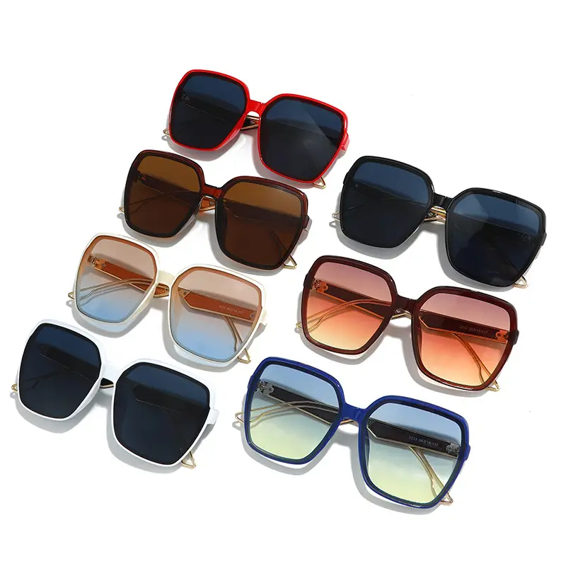 Square Sunglasses Women Gradient UV Protection - Image 6