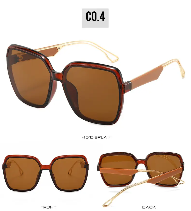 Square Sunglasses Women Gradient UV Protection — feature 10