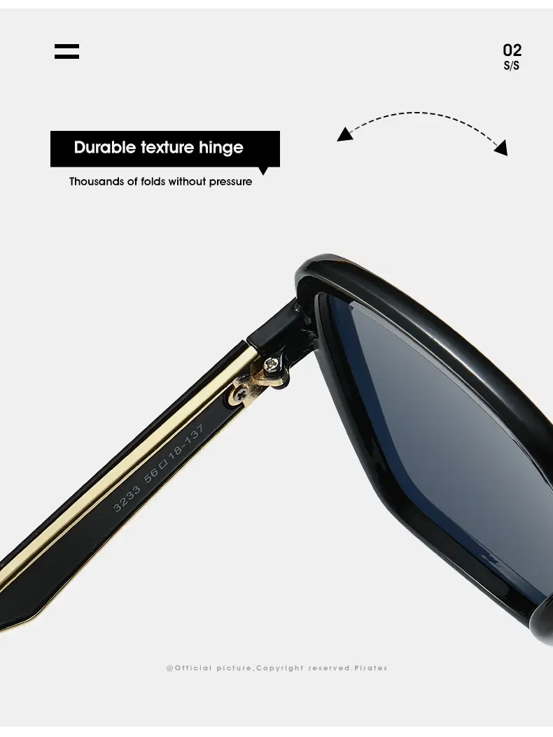 Square Sunglasses Women Gradient UV Protection — feature 15