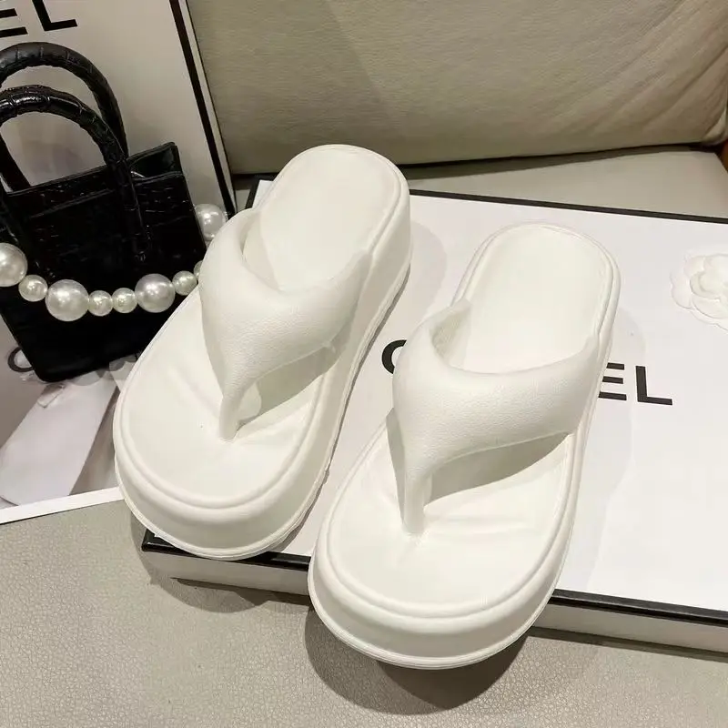 2023 New Style Flip-Flops for Women with a Poop-Feeling Feel, Internet Celebrity, Increased Height, Super Thick Platform Soles, Flip-Flops for Women, Comfortable in Summer