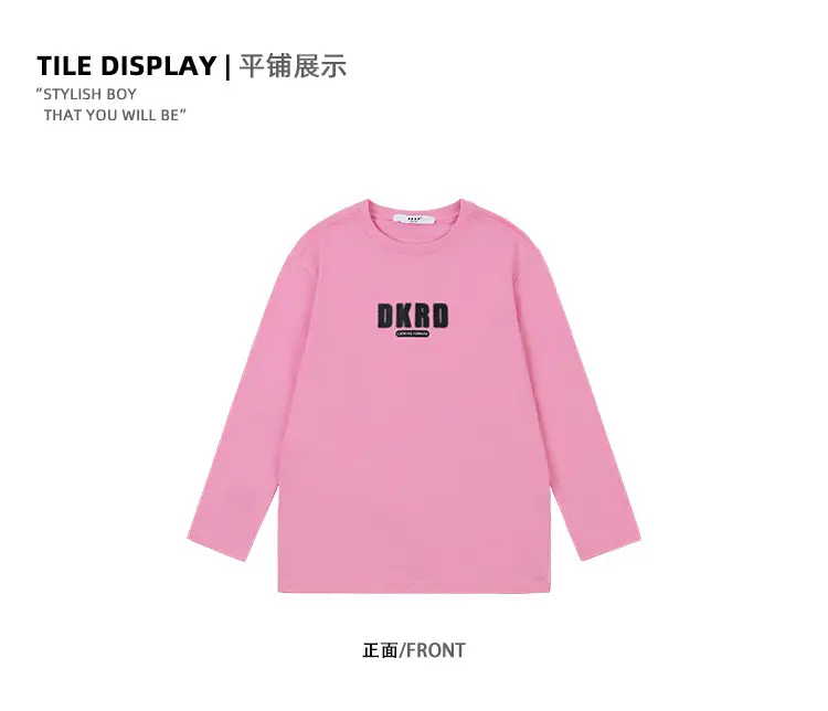 Girls White Long Sleeve T-Shirt with Pink Graphic Set — feature 23