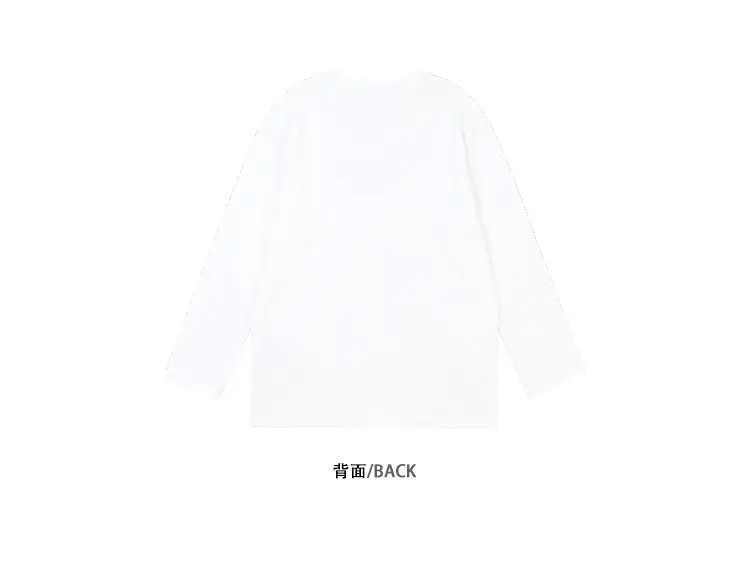 Girls White Long Sleeve T-Shirt with Pink Graphic Set — feature 26