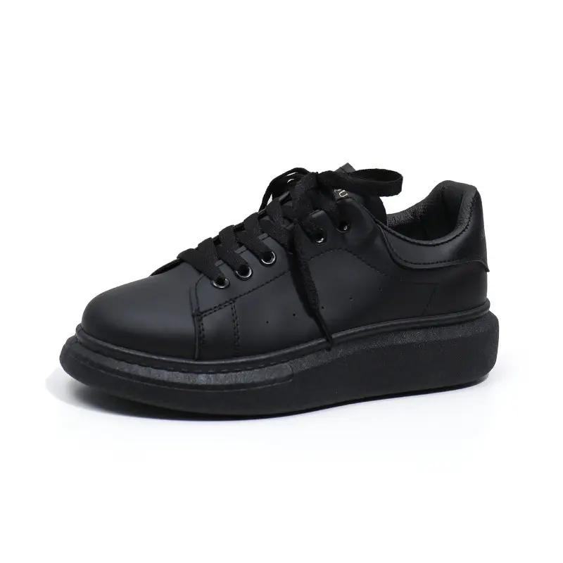 Couple's All-match McQueen White Shoes Women's Spring Korean Style Thick-soled High-height Shoes Casual Shoes Men's Sneakers ZS-01 - Image 3