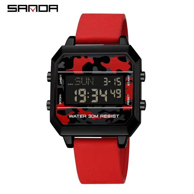 Waterproof Square Digital Watch for Men Women - Image 10