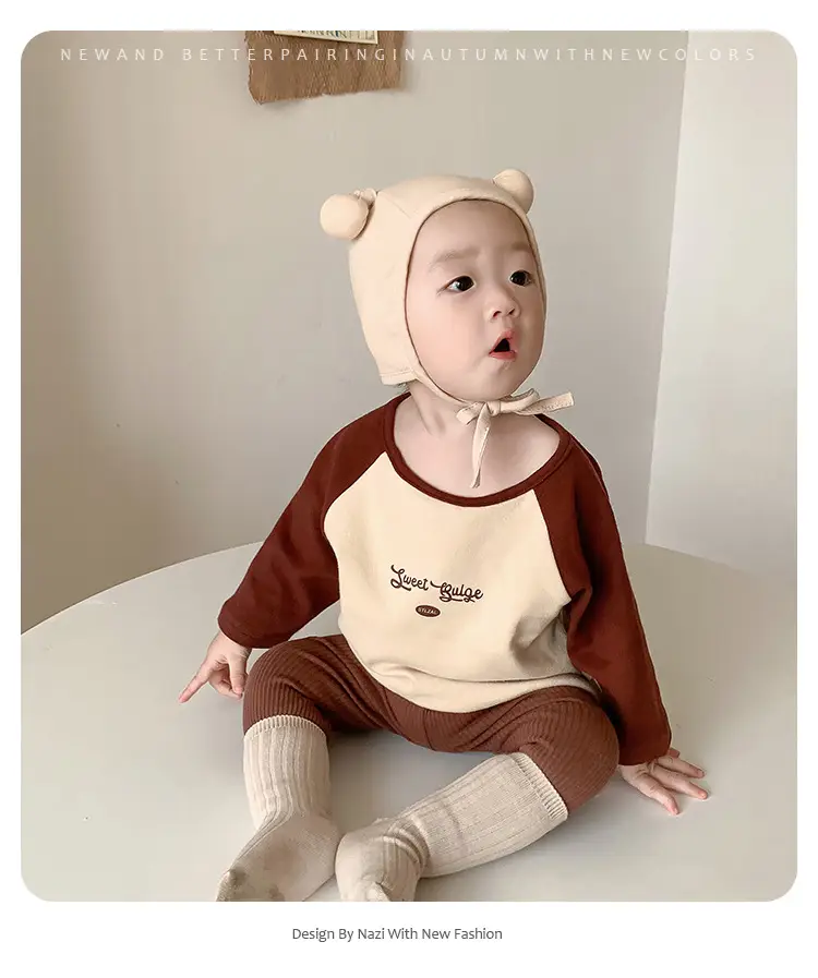 Baby Boys Korean Style Spring Suit with Beanie — feature 1