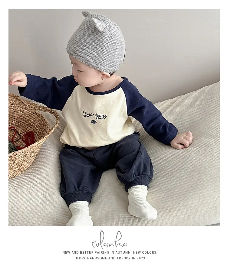 Baby Boys Korean Style Spring Suit with Beanie — feature 11