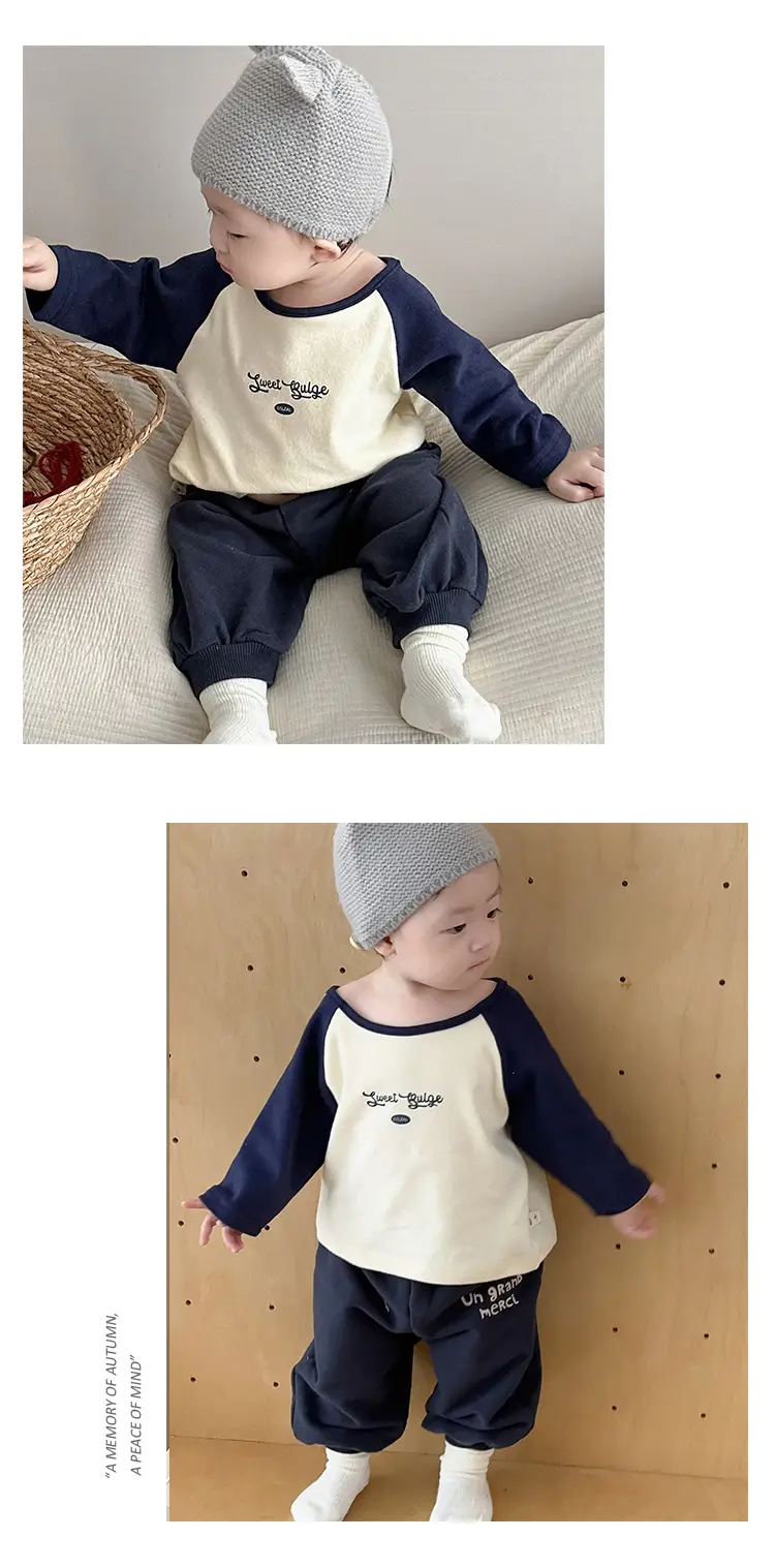 Baby Boys Korean Style Spring Suit with Beanie — feature 15