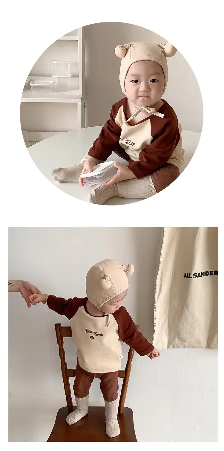 Baby Boys Korean Style Spring Suit with Beanie — feature 5