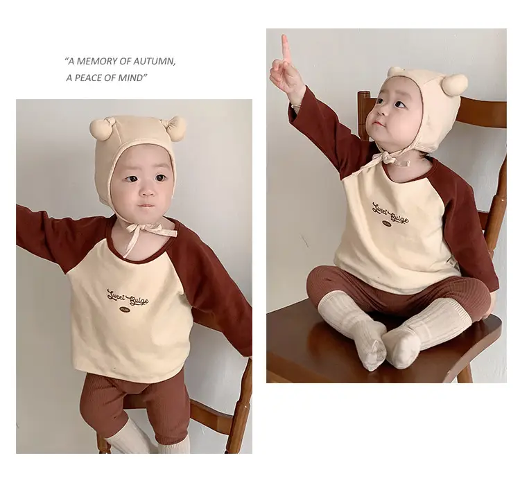 Baby Boys Korean Style Spring Suit with Beanie — feature 6