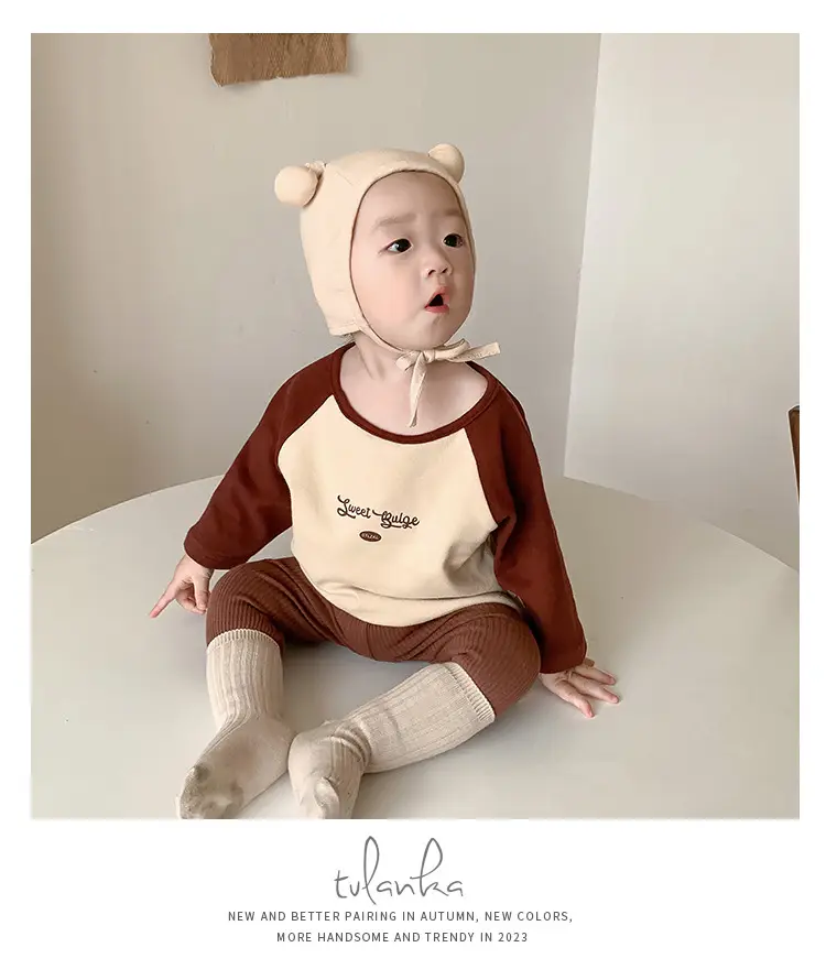 Baby Boys Korean Style Spring Suit with Beanie — feature 7