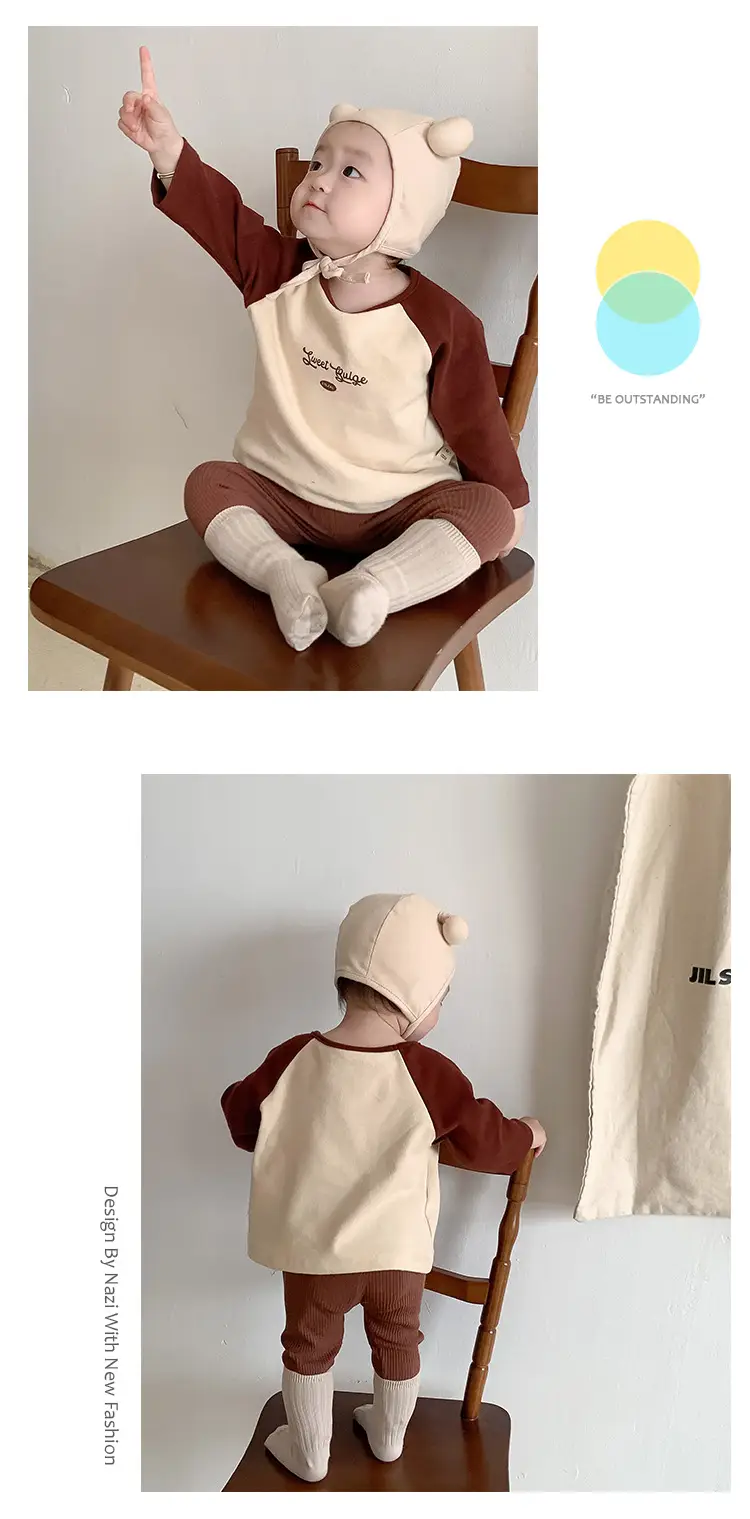 Baby Boys Korean Style Spring Suit with Beanie — feature 8