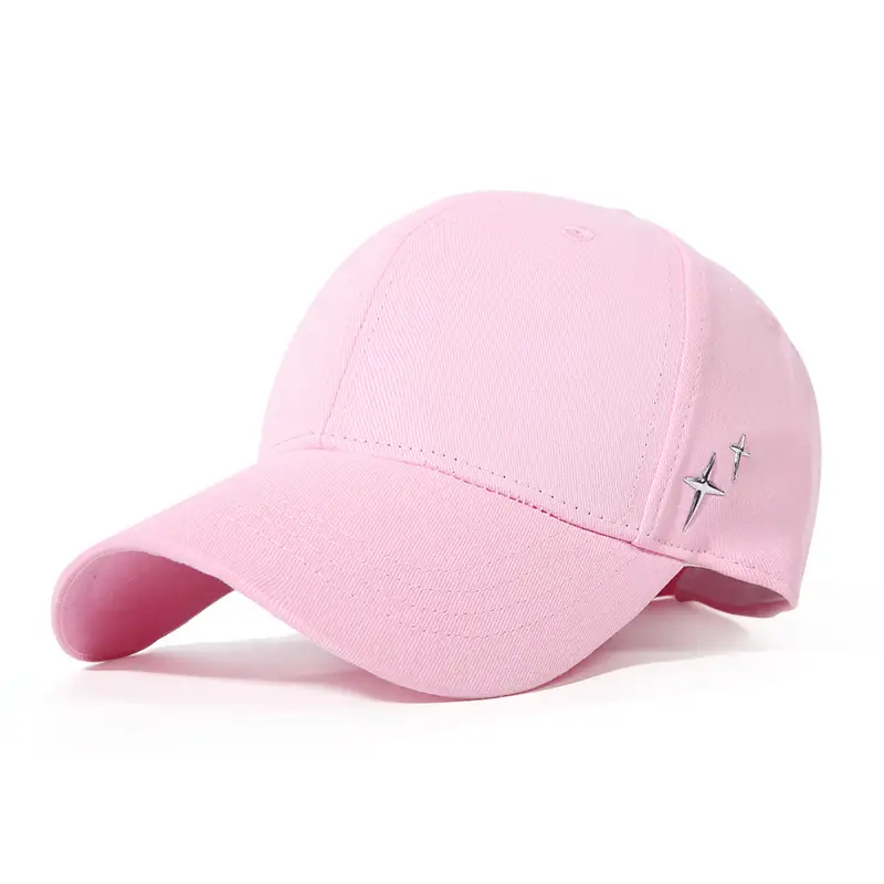 Women's Pure Cotton Beige Baseball Cap with Big Bristle - Image 3