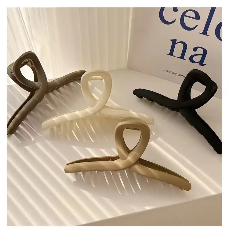 Versatile Coffee Hair Clip Clip for Large Hairpin Back — feature 15