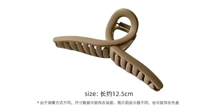 Versatile Coffee Hair Clip Clip for Large Hairpin Back — feature 4