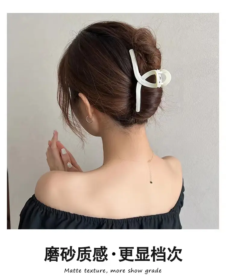 Versatile Coffee Hair Clip Clip for Large Hairpin Back — feature 6