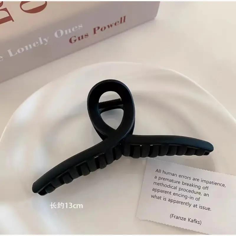 Versatile Coffee Hair Clip Clip for Large Hairpin Back