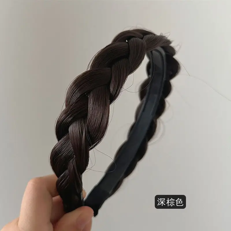 Simple Fashion Wig Fish Bone Braid Net Red High — feature 13