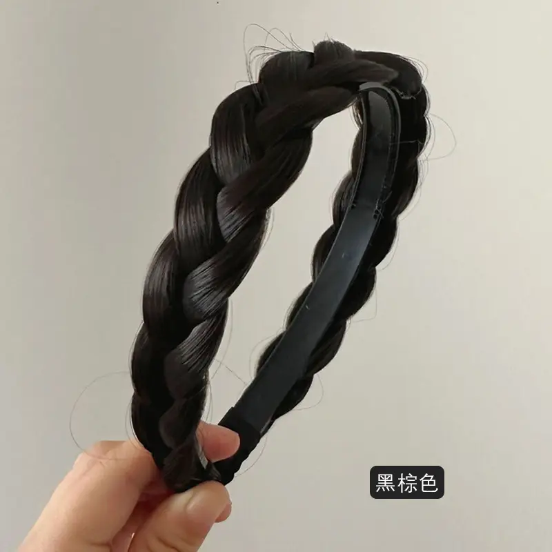 Simple Fashion Wig Fish Bone Braid Net Red High — feature 14