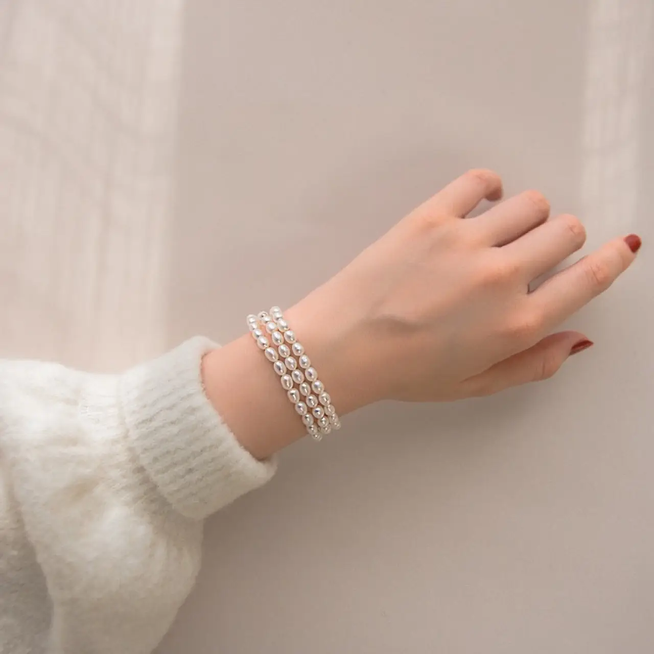 Korean Style Pearl Bracelet for Women 14K Gold — feature 33