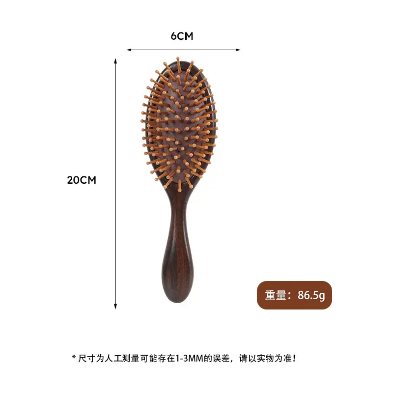 Factory Wholesale Sandalwood Multi-Functional Hair Comb