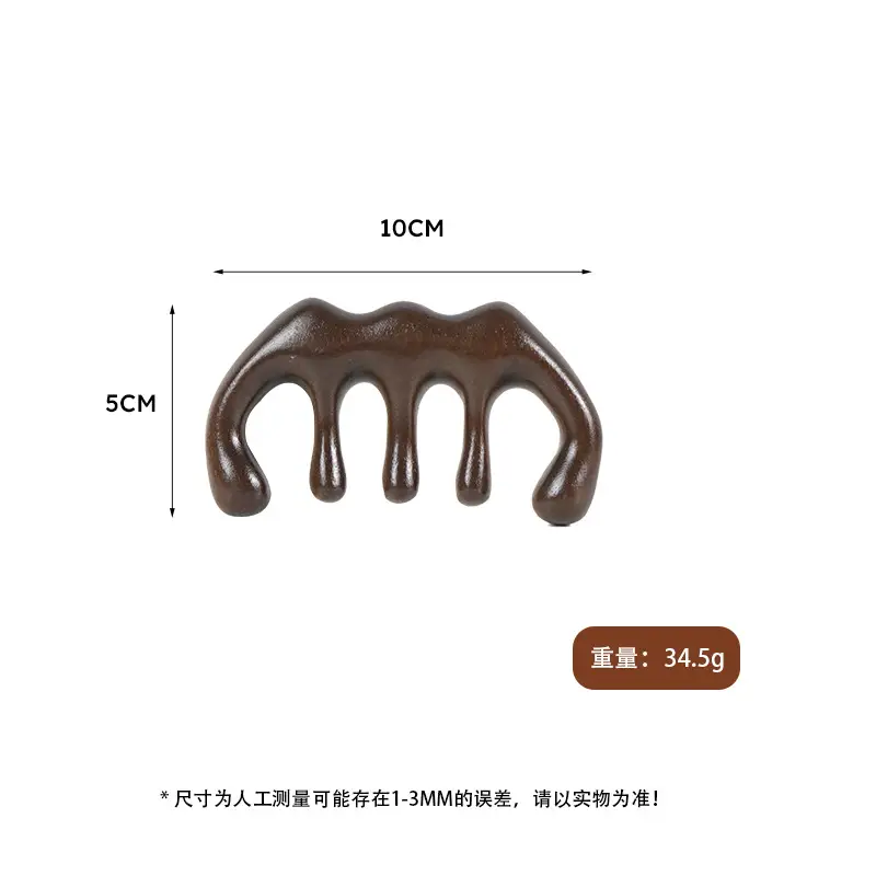 Factory Wholesale Sandalwood Multi-Functional Hair Comb