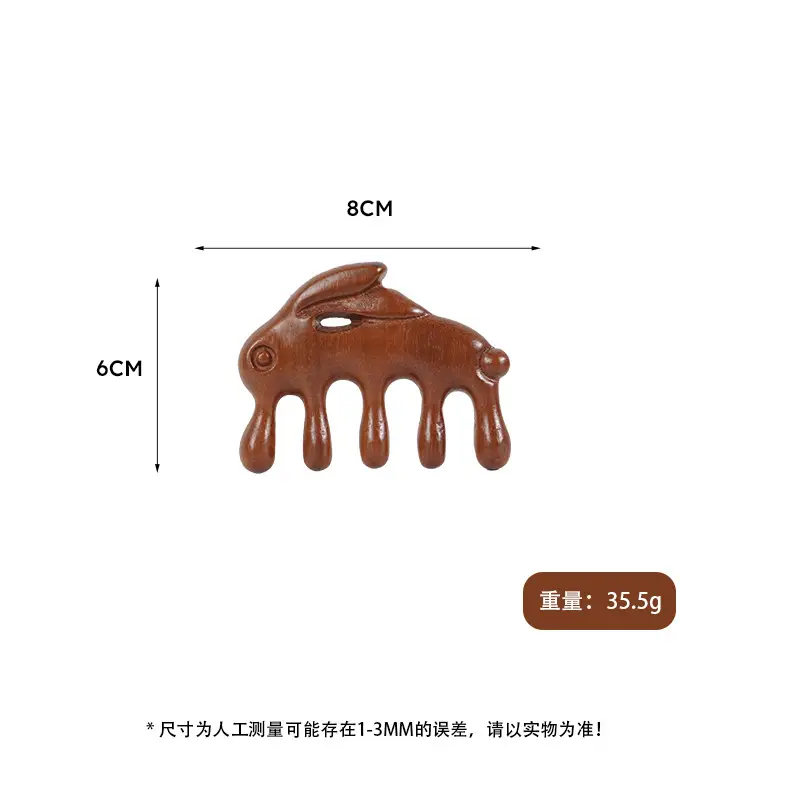 Factory Wholesale Sandalwood Multi-Functional Hair Comb