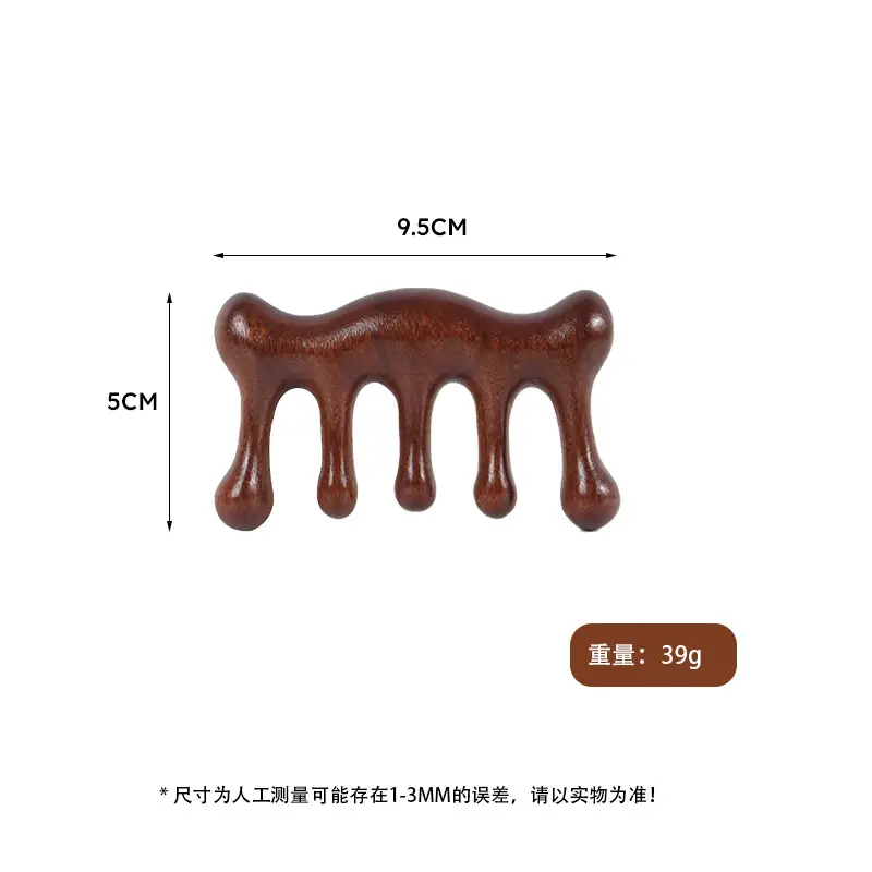 Factory Wholesale Sandalwood Multi-Functional Hair Comb