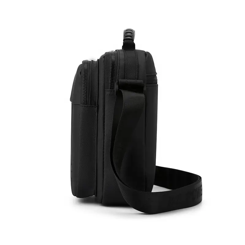 Men's Clear iPad 9.7 Inch Crossbody Bag Black