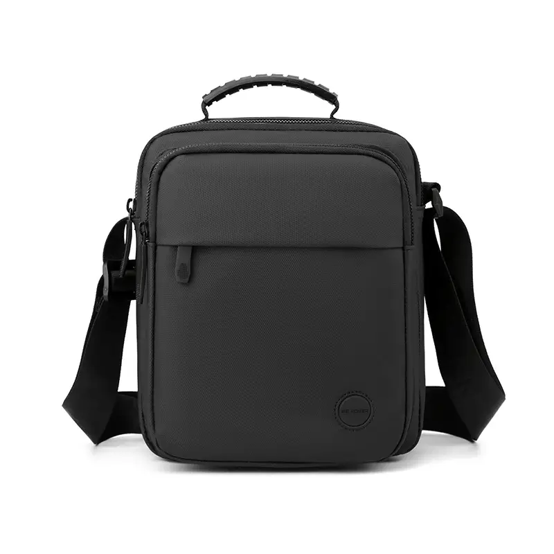 Men's Clear iPad 9.7 Inch Crossbody Bag Black